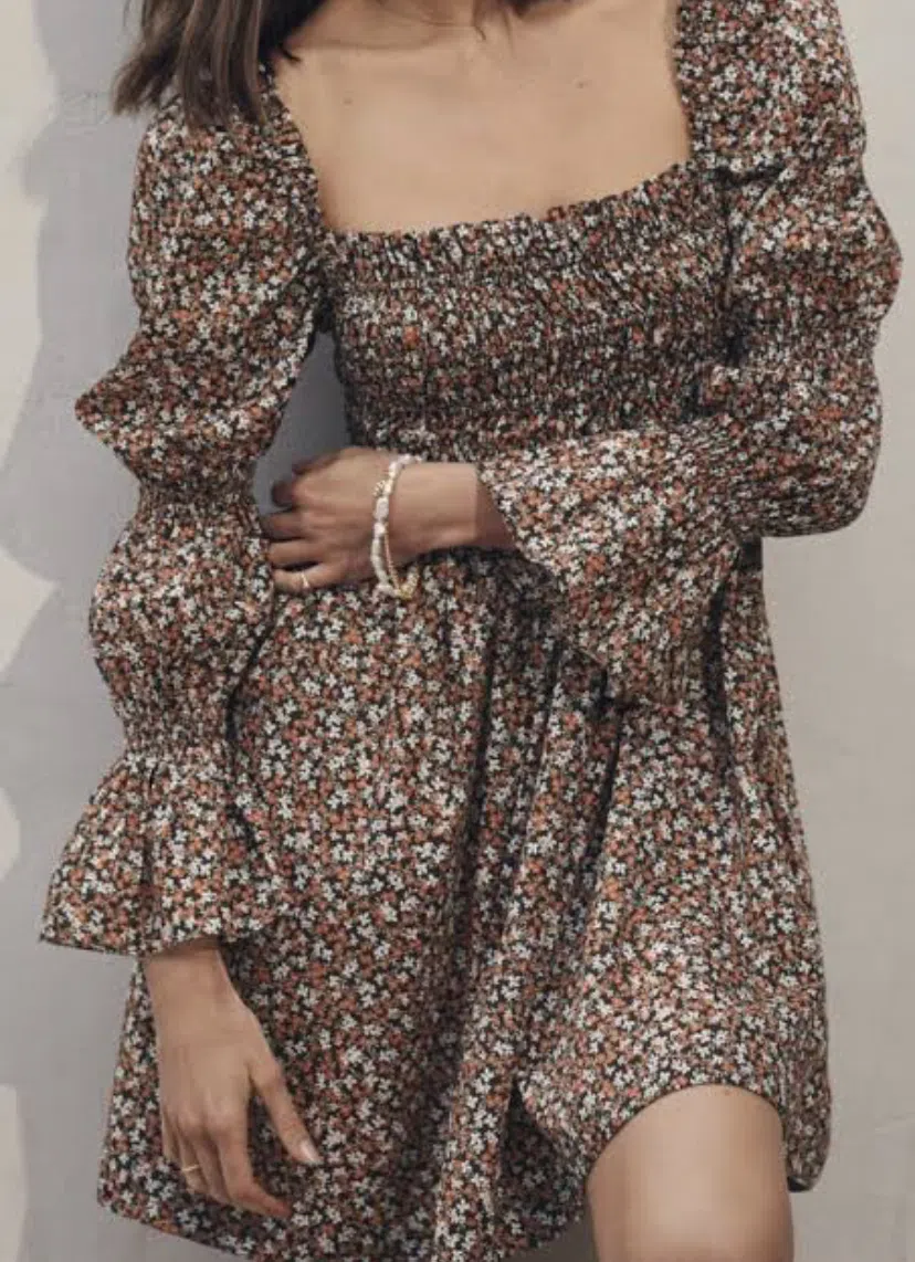 Steele Abigail Mini Dress Print Size 14 - Image 2