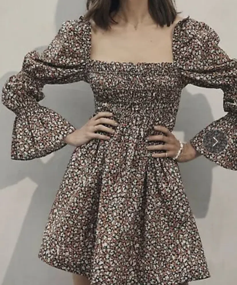 Steele Abigail Mini Dress Print Size 14 - Image 3