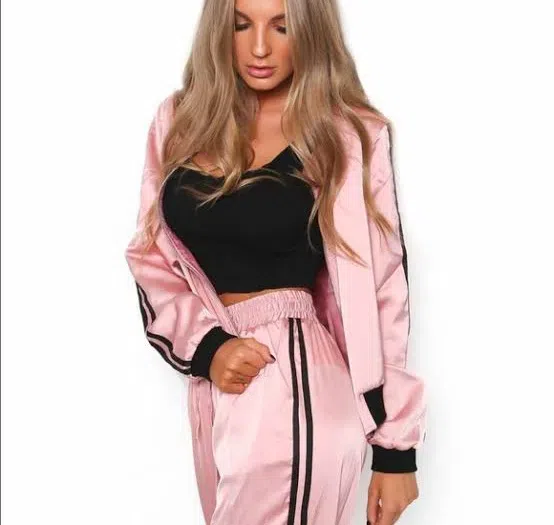 I.AM.GIA. Yohanna Satin Bomber Jacket Pink Size XS / 8 - Image 1