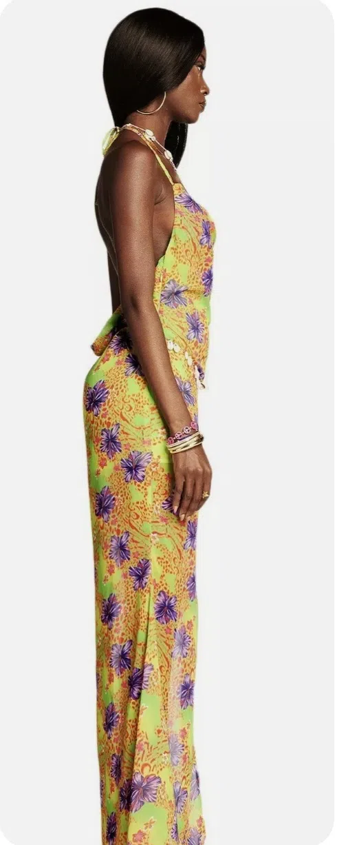 I.AM.GIA. Naphtalia Maxi Dress Golden Butterfly Size S / 8 - Image 2