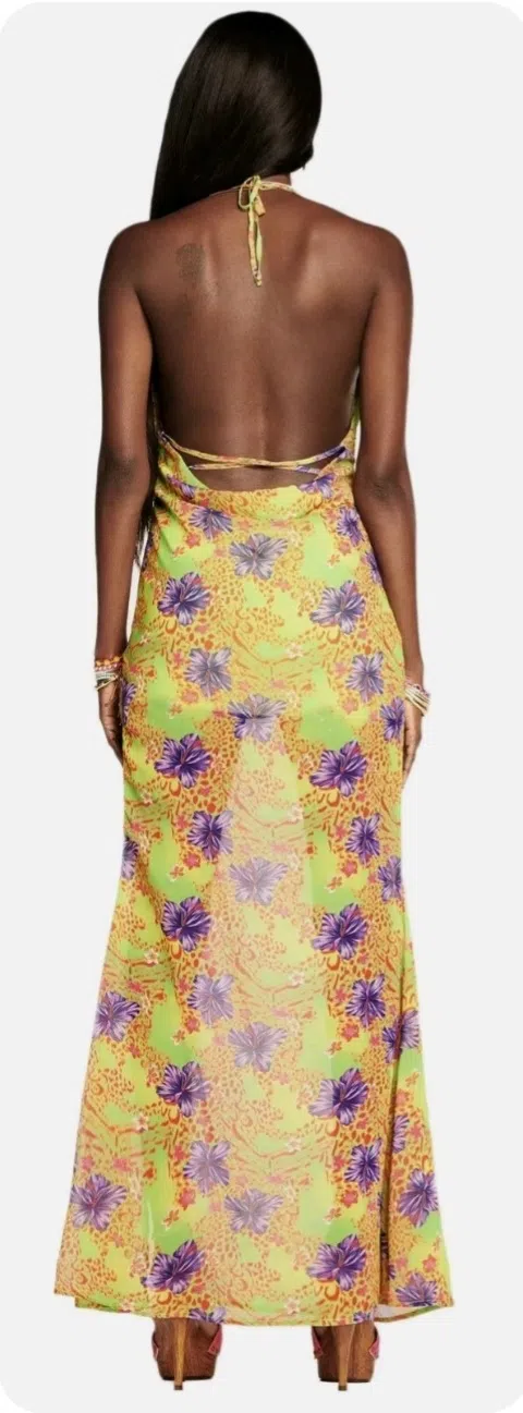 I.AM.GIA. Naphtalia Maxi Dress Golden Butterfly Size S / 8 - Image 3