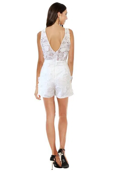 Kookai Fleur Playsuit White Size 34 / 6 - Image 2
