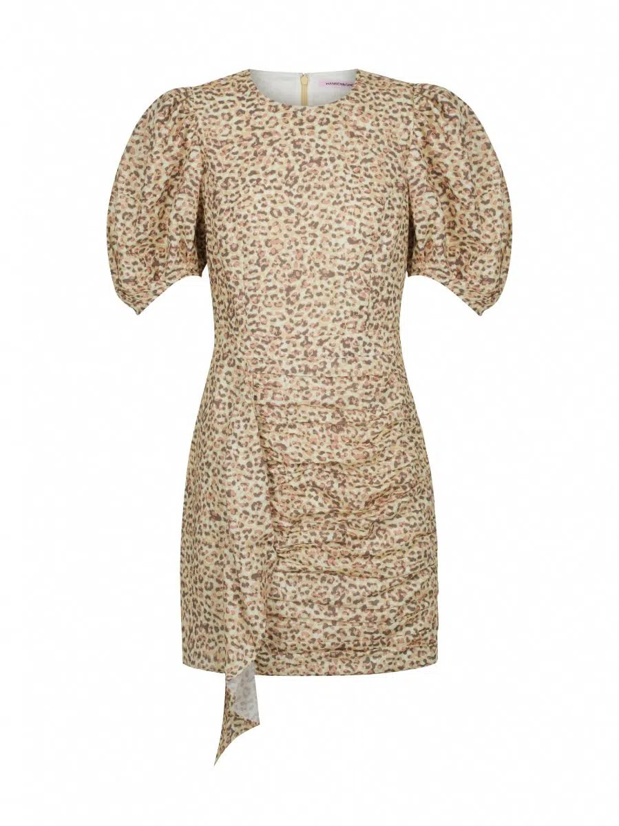 Hansen and Gretel Kokomo Mini Dress in Leopard Print Size S - Image 3