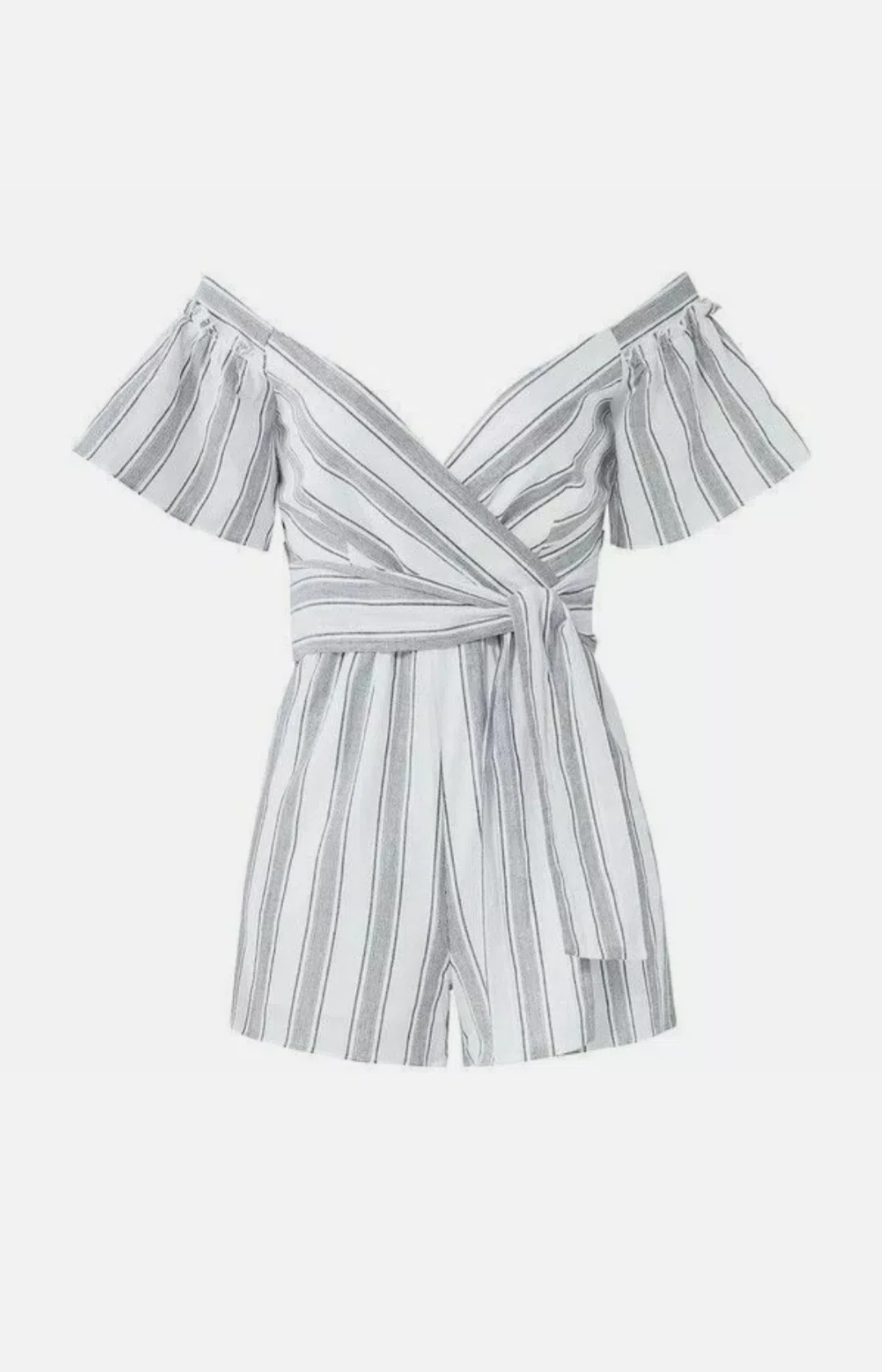 Saylor Margo Off Shoulder Playsuit Print Size 6 - Image 3