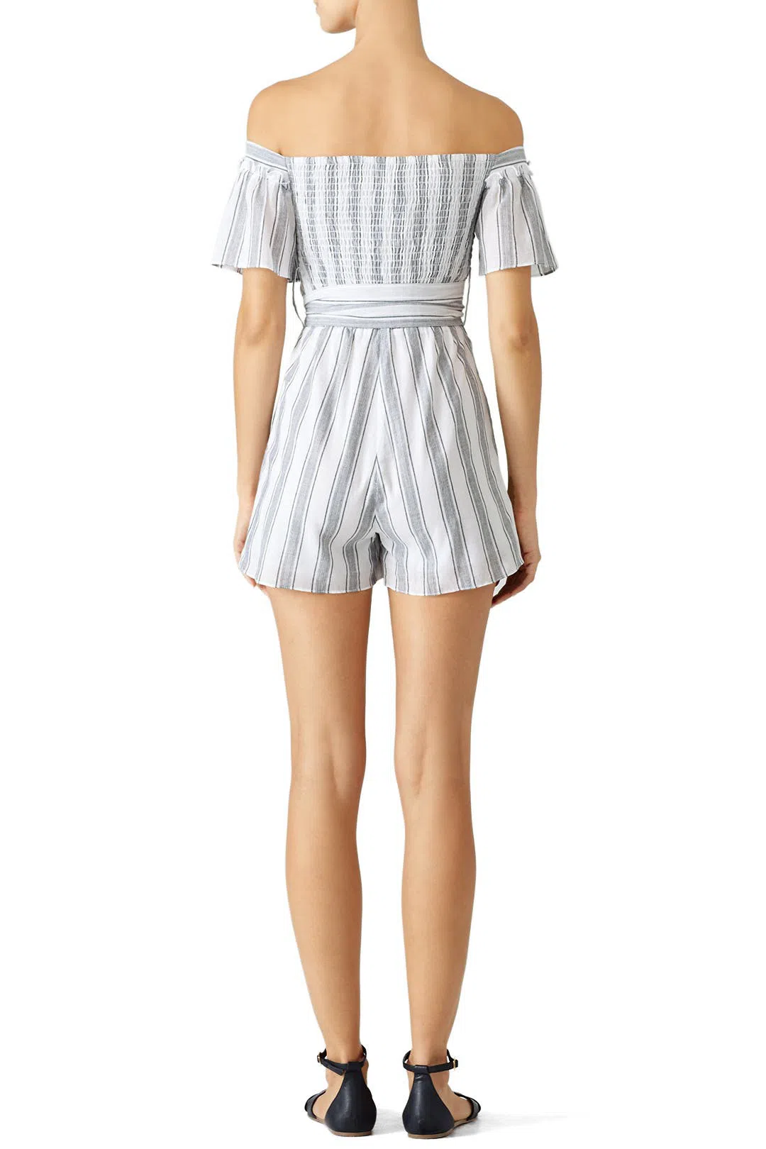 Saylor Margo Off Shoulder Playsuit Print Size 6 - Image 2