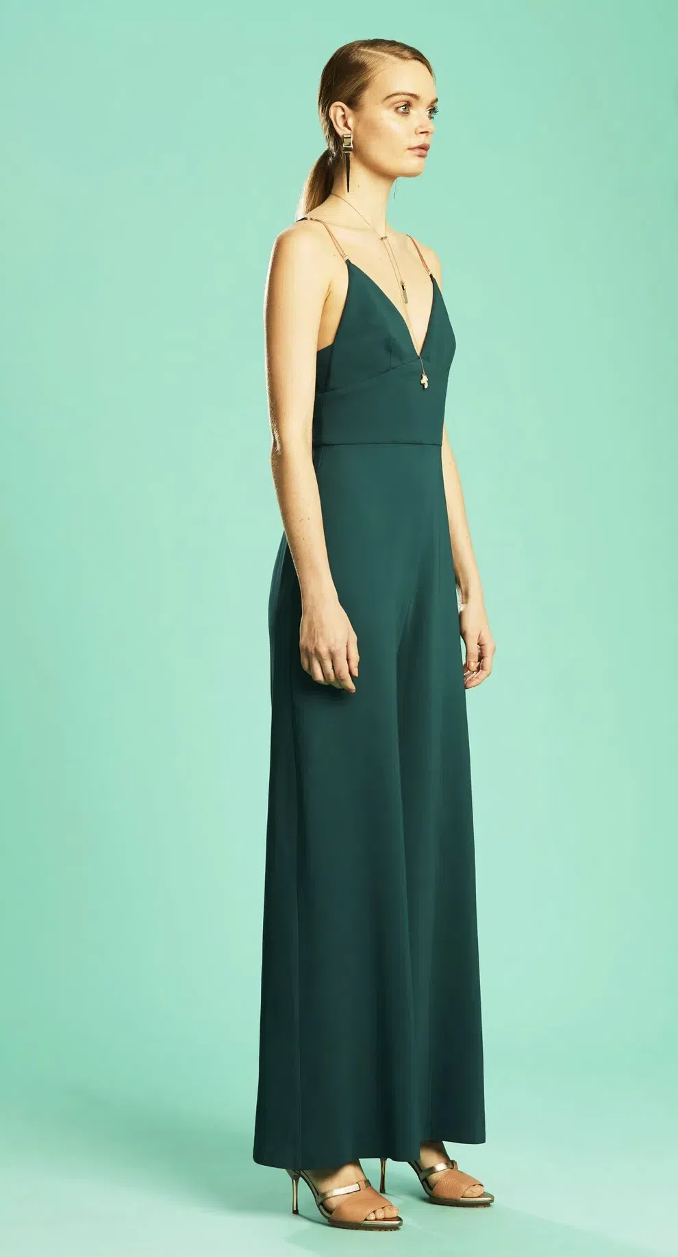 Ginger & Smart Jumpsuit Green Size 10 - Image 4