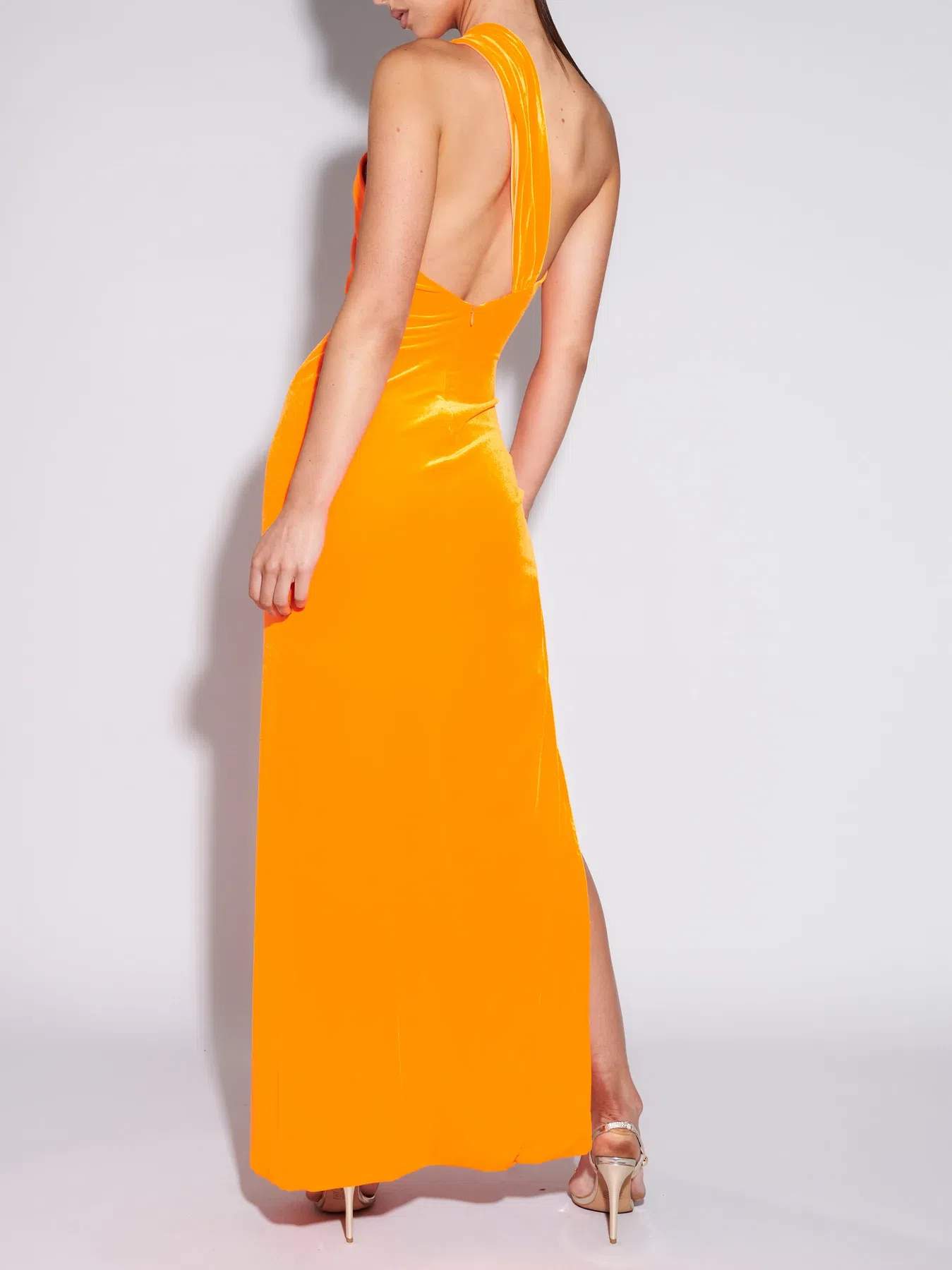 Effie Kats Lana Gown Orange Size 6  - Image 3