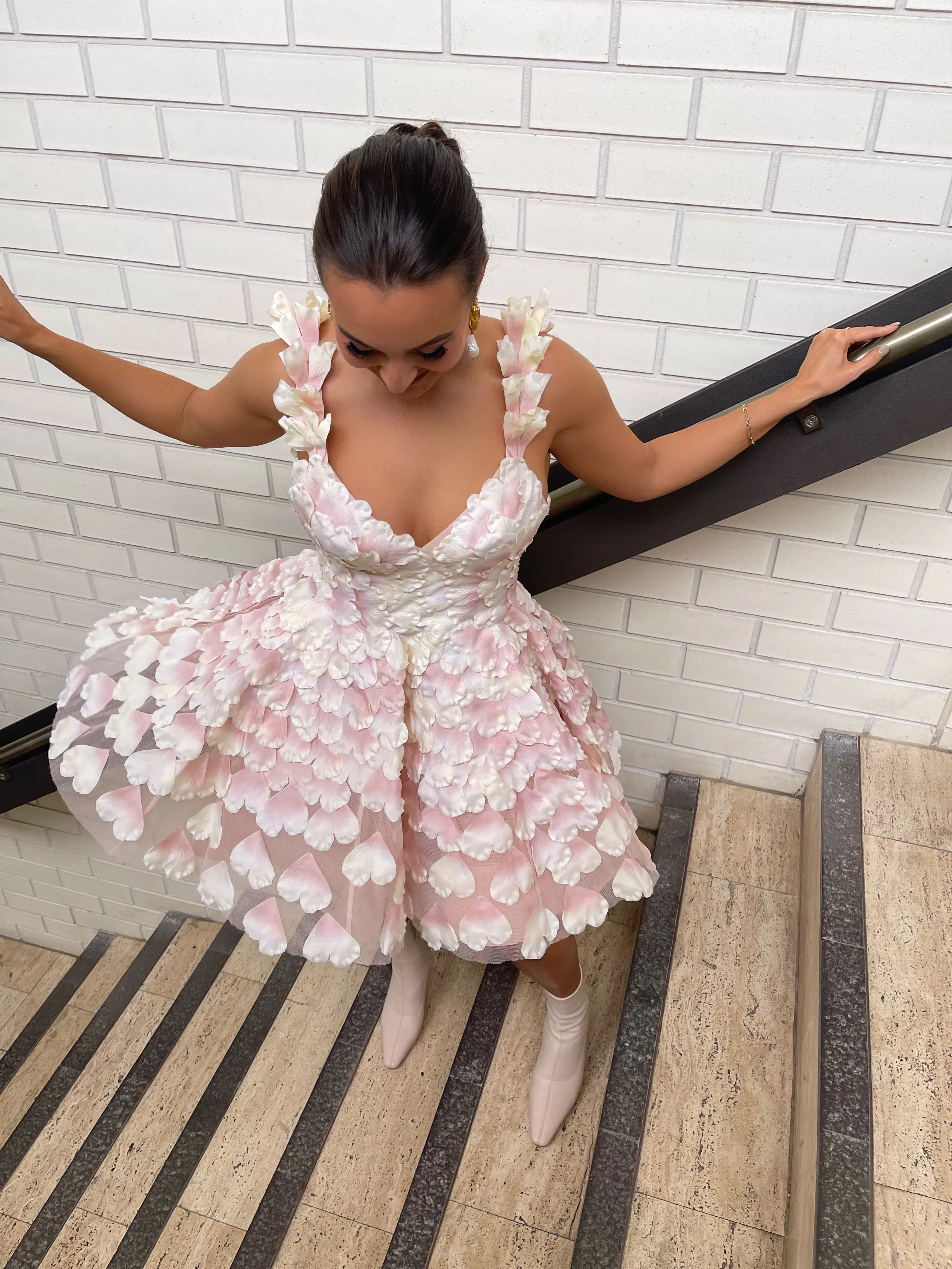 Zimmermann Prima Petal Mini Dress Blush Size 1 / Au 10 - Image 4