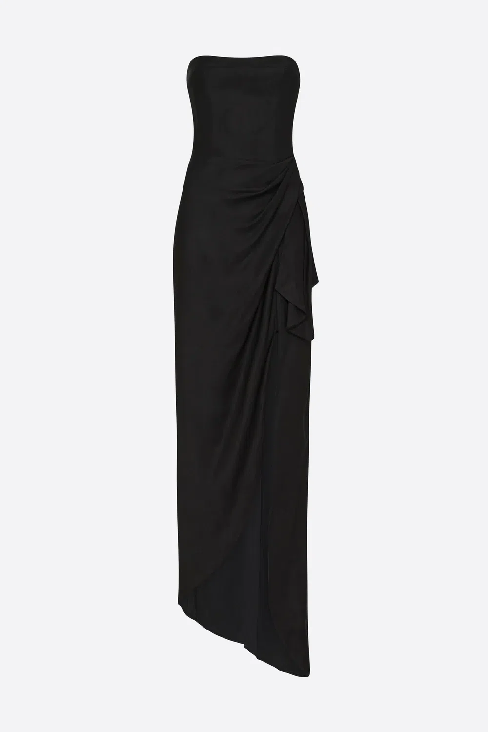 Manning Cartell Asymmetrical Games Strapless Gown Black Size 6 - Image 5