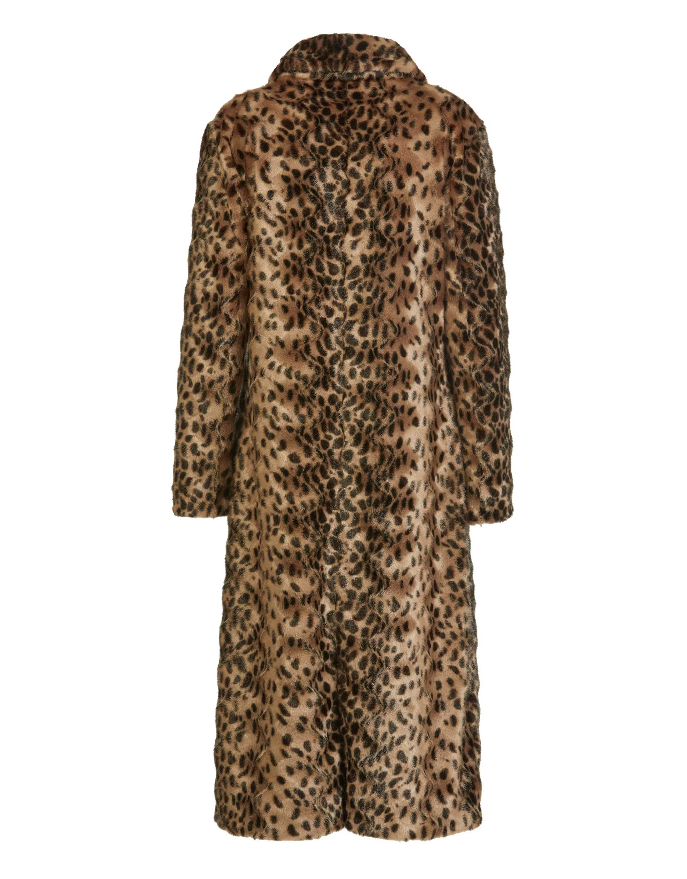 Unreal Fur So Long Coat Animal Print Size 12 - Image 6