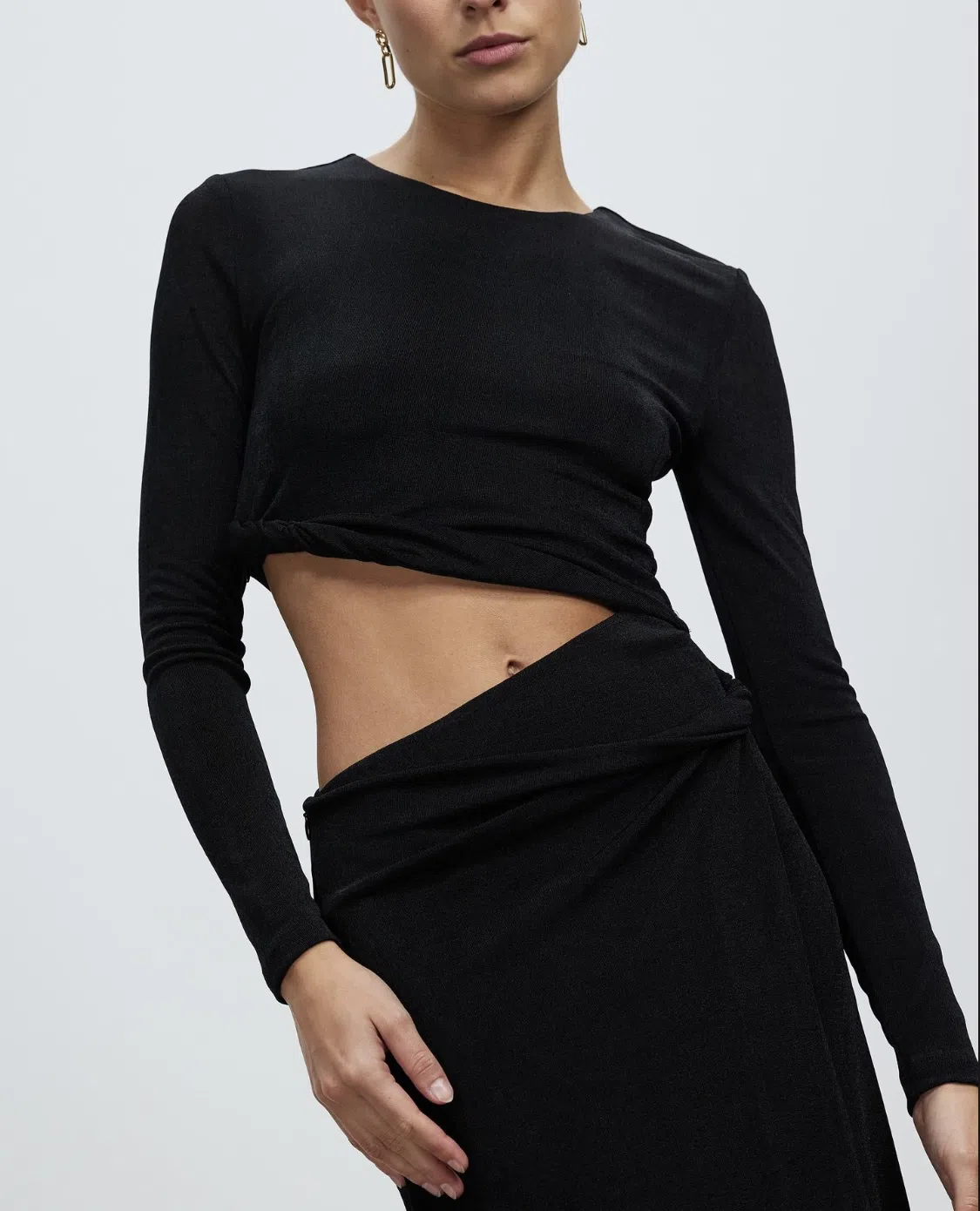 Misha Arma Midi Dress Black Size 6 - Image 5