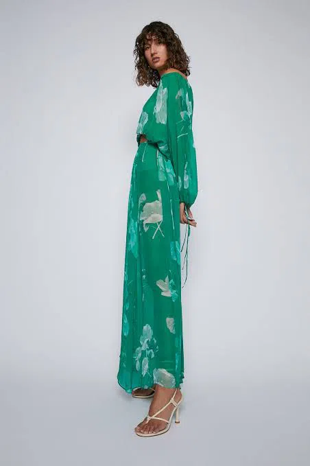 Scanlan Theodore GGT Floral Set Kelly Green Size M - Image 3