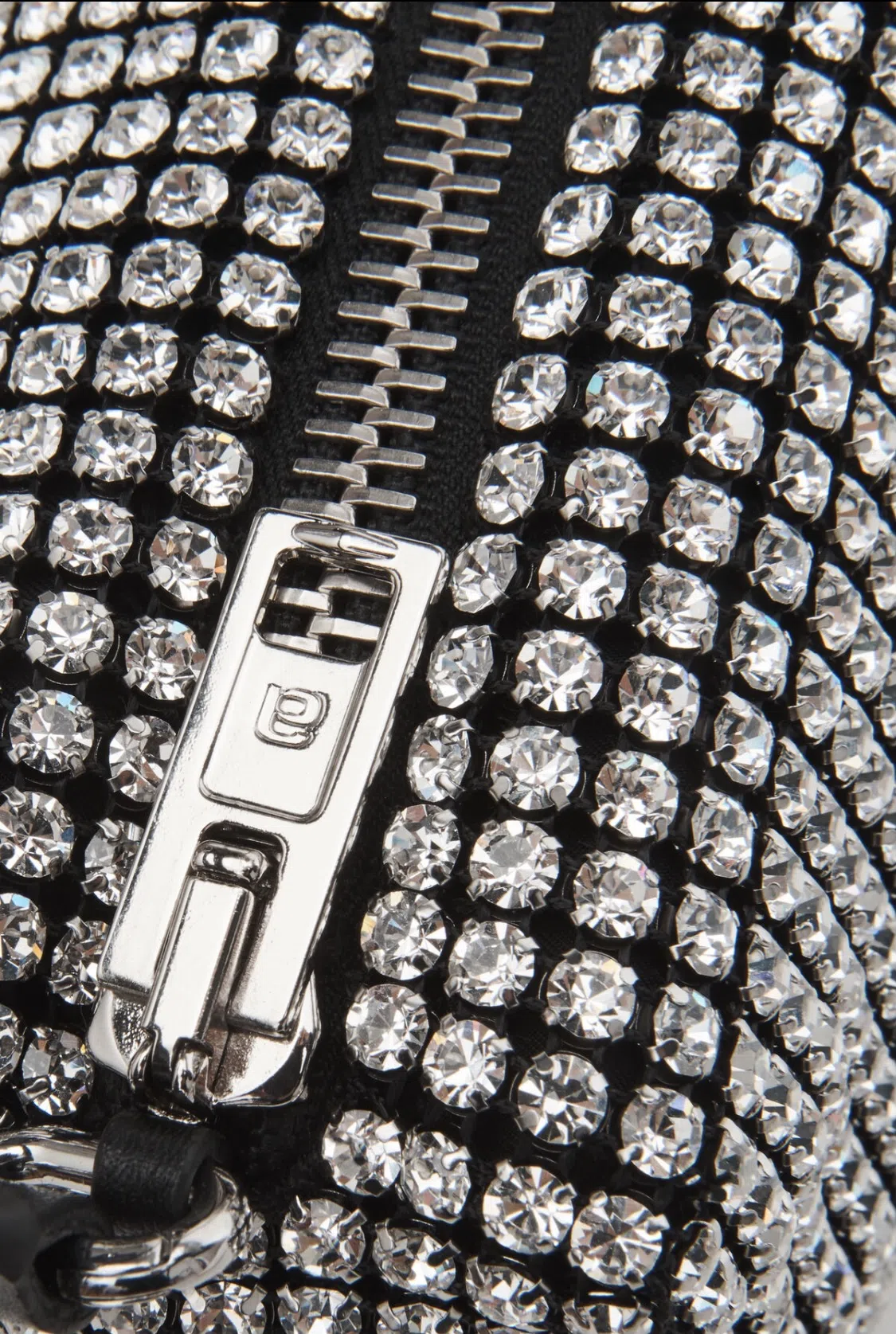 Alexander Wang Heiress Pouch in Rhinestone Mesh - Image 4