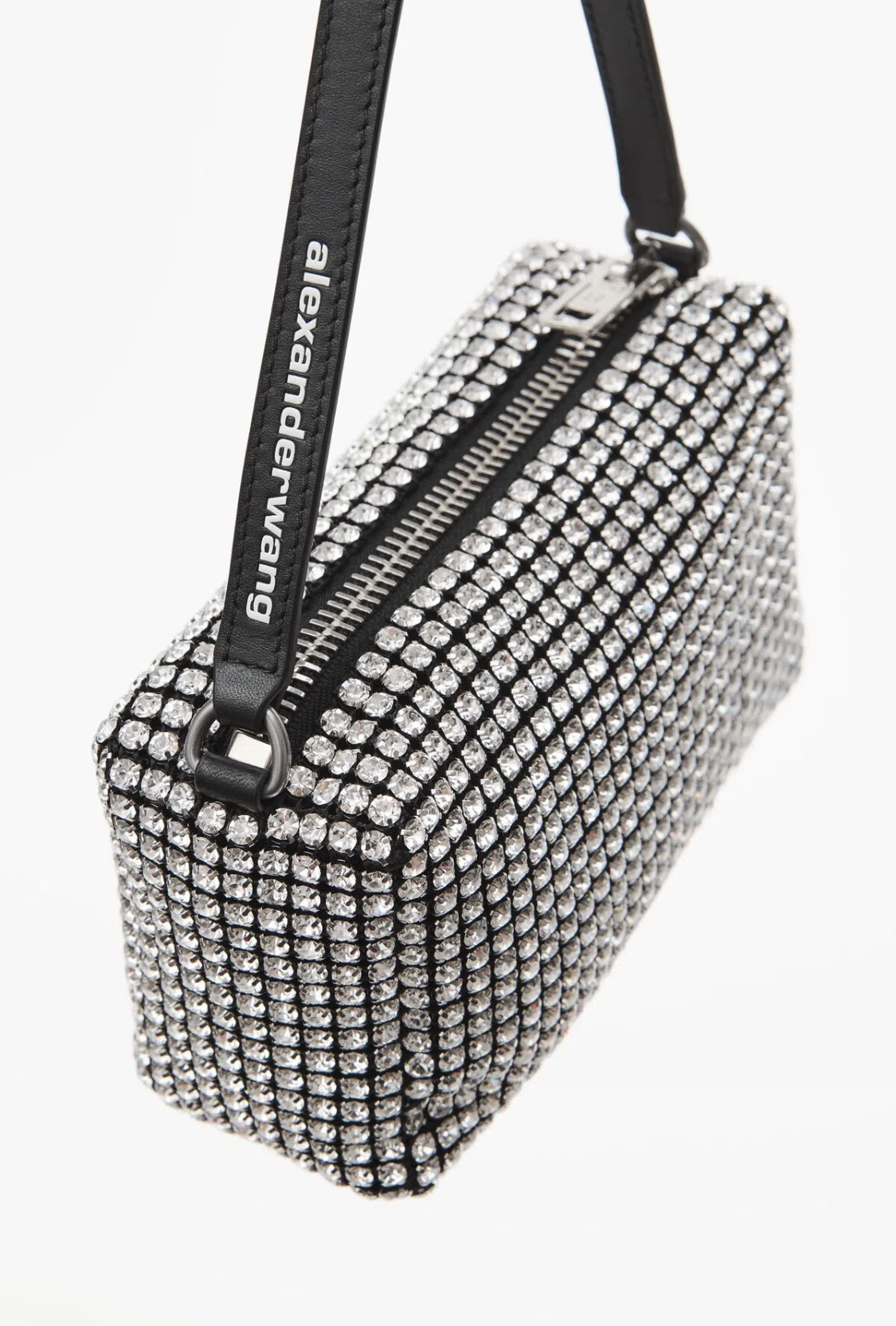 Alexander Wang Heiress Pouch in Rhinestone Mesh - Image 3
