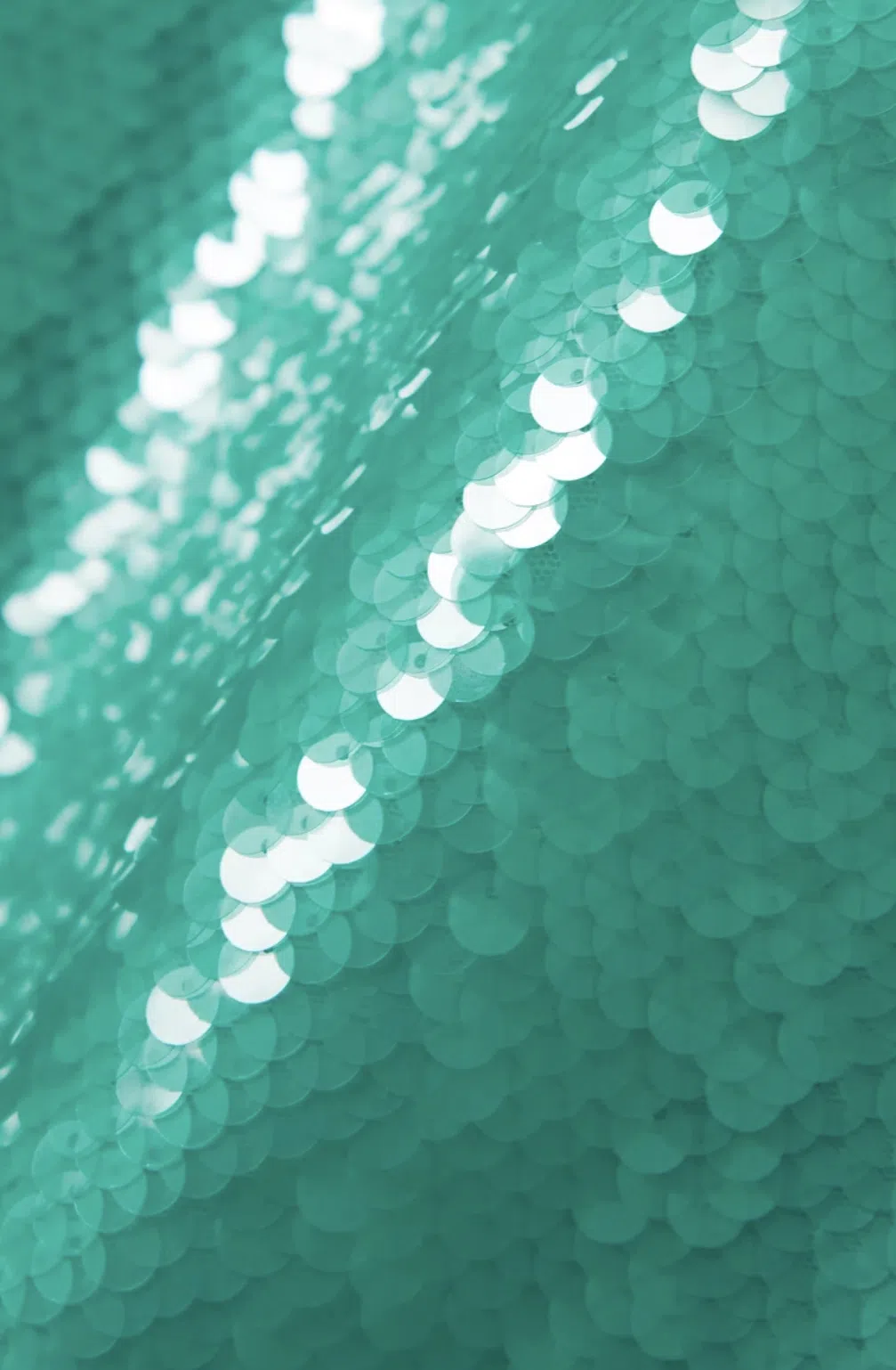 Victoria Beckham Sequinned Midi Skirt Green Size 10 - Image 3