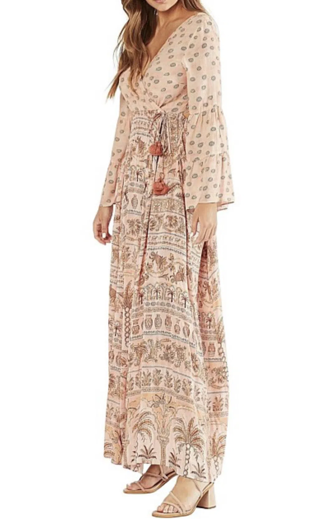 Tigerlily Aziza Maxi Dress Print Size 10 - Image 2