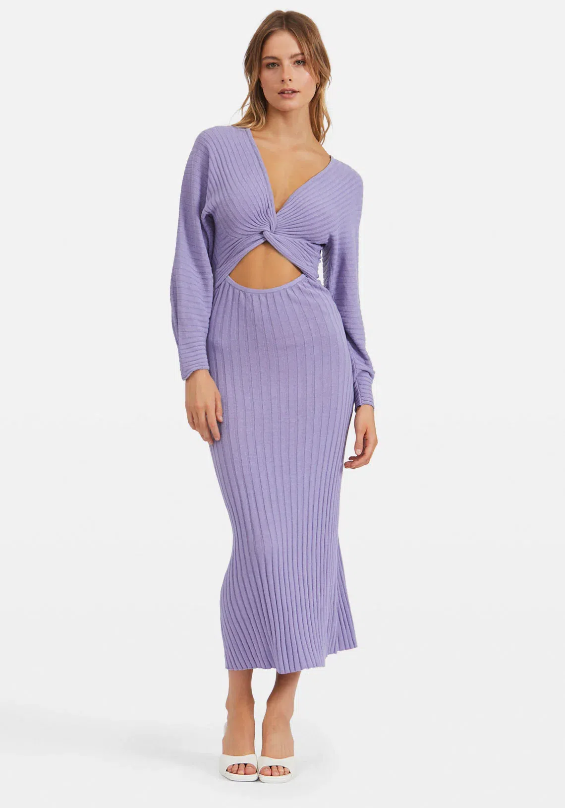 Manning Cartell Love Match Knit Dress Lavender Size 10 - Image 1