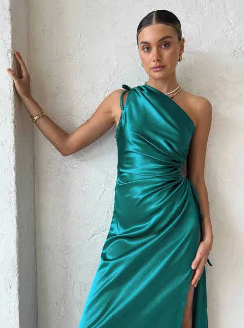 Sonya Moda Nour Maxi Dress Emerald Size 6 - Image 4