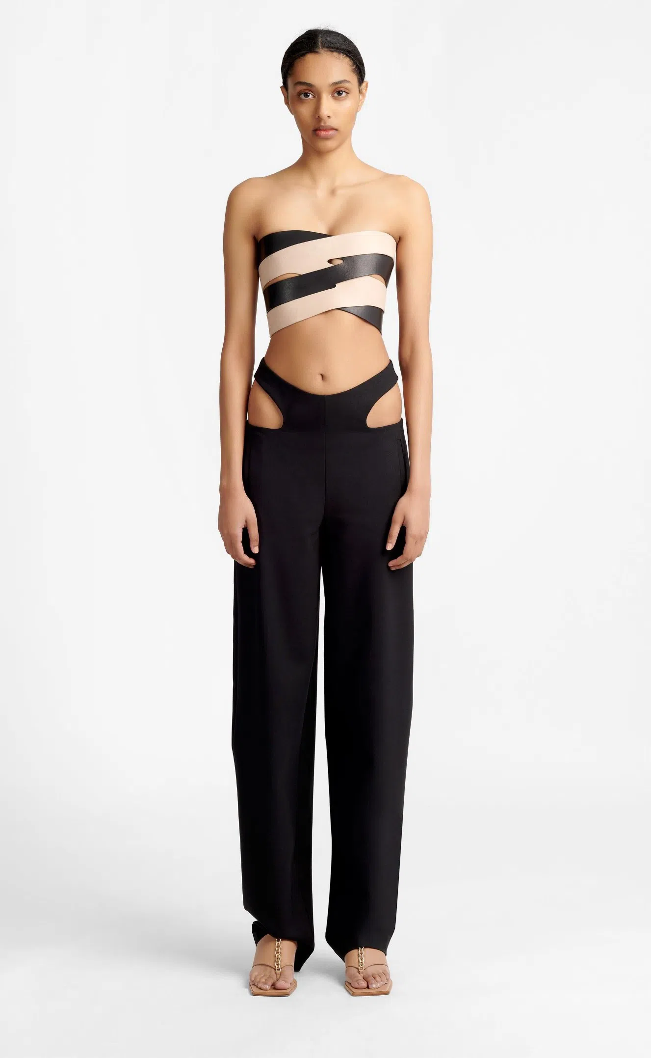 Dion Lee Y Front Wool Pant Black Size XS/Au 6 - Image 1