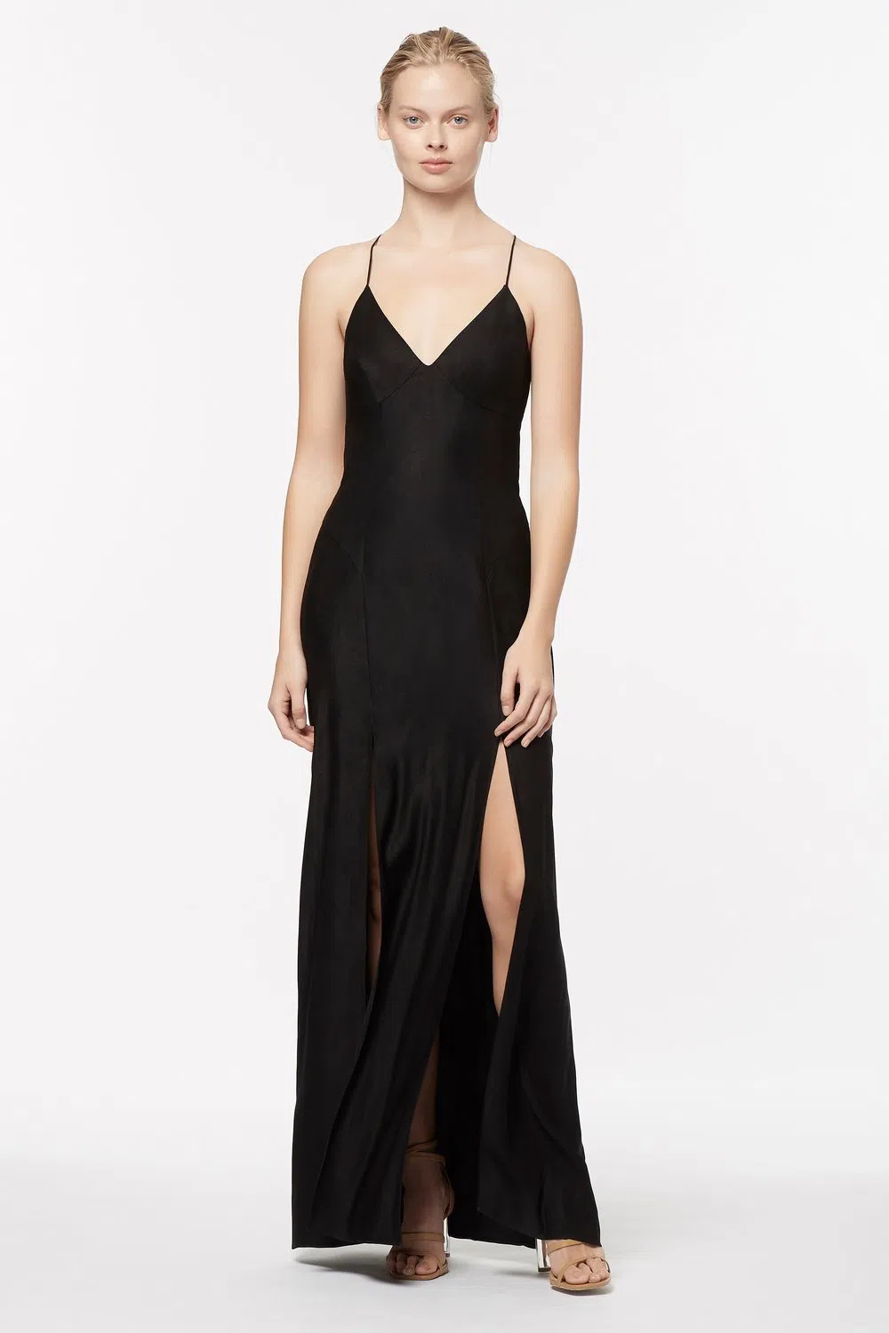 Manning Cartell Facetime Maxi Slip Dress Black Size 10  - Image 1