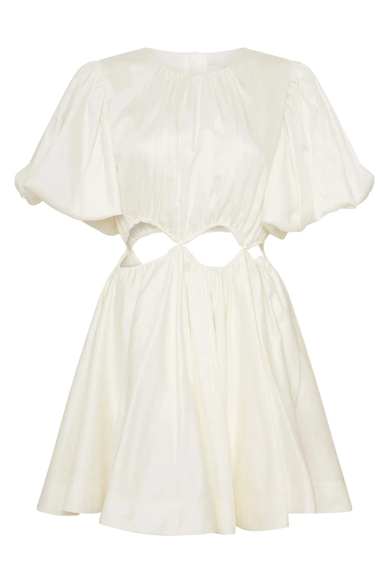 Aje Henriette Cut Out Mini Dress White Size 8 - Image 4