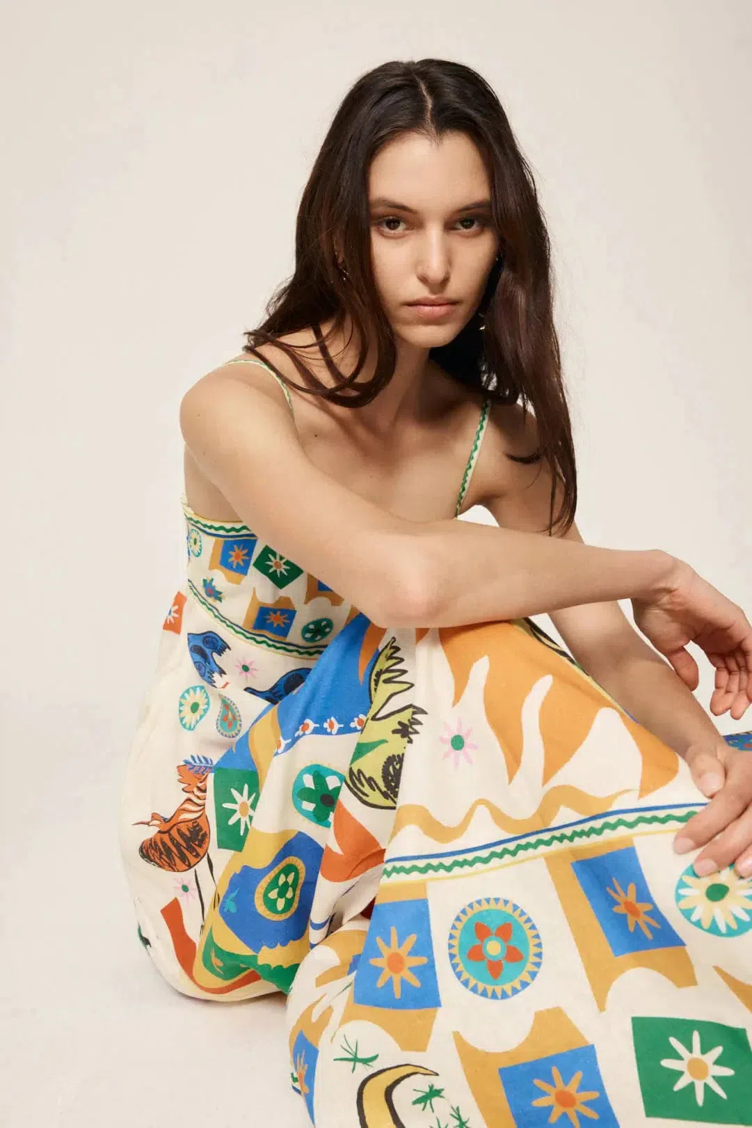 Alemais Soleil Sundress Print Size 14 - Image 2