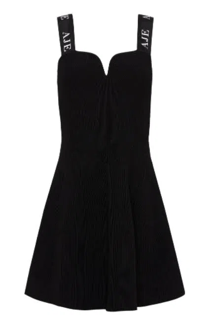 Aje Amber Knit Mini Dress Black Size XS/ Au 6 - Image 5