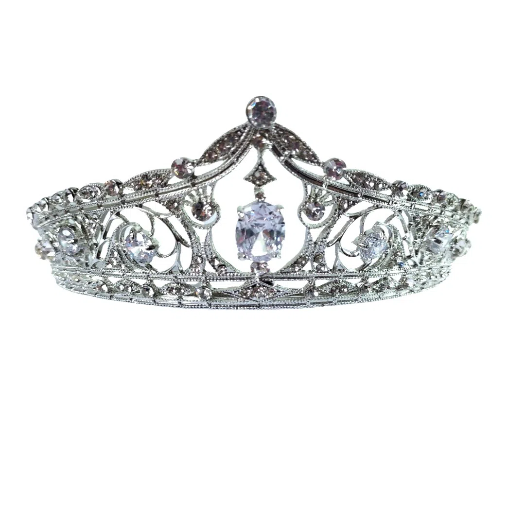 Sass and Elegance Crystal Tiara - Image 1