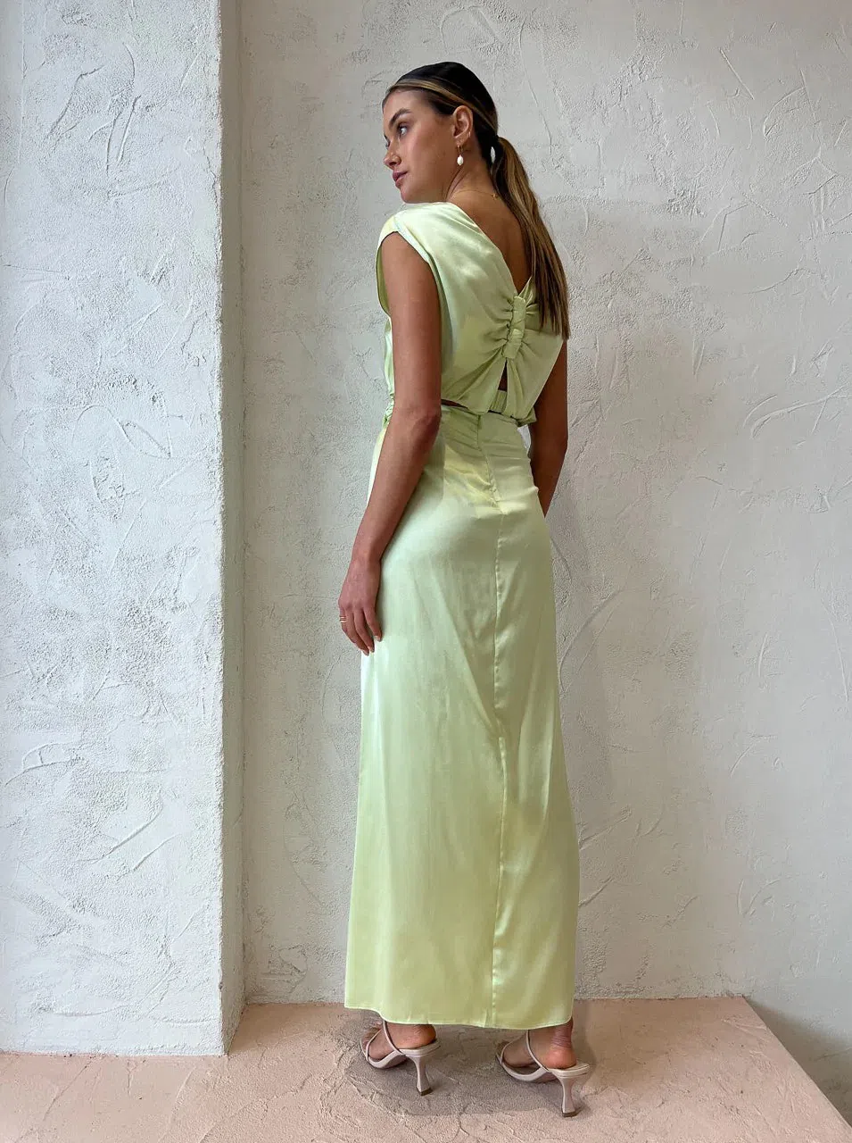 Ginia Indy Skirt and Top in Lime Size 10 - Image 3