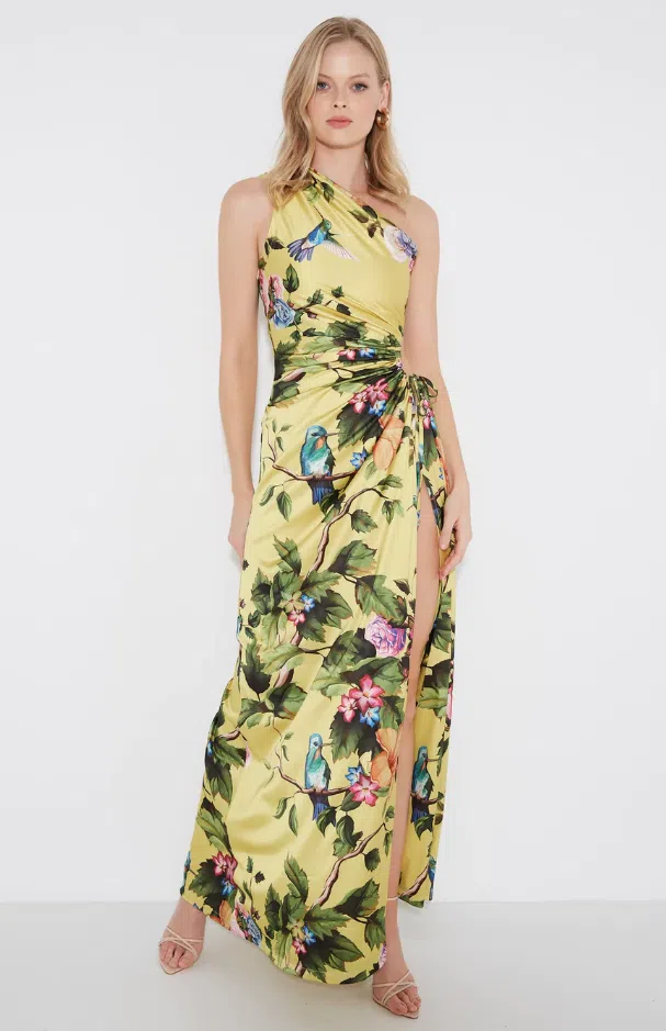 Sonya Moda Nour Maxi Dress Royal Botanica Size 14 / XL - Image 1