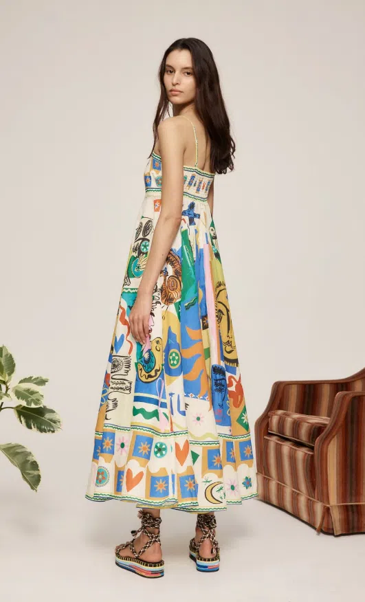 Alemais Soleil Sundress Multi Size 8 - Image 2