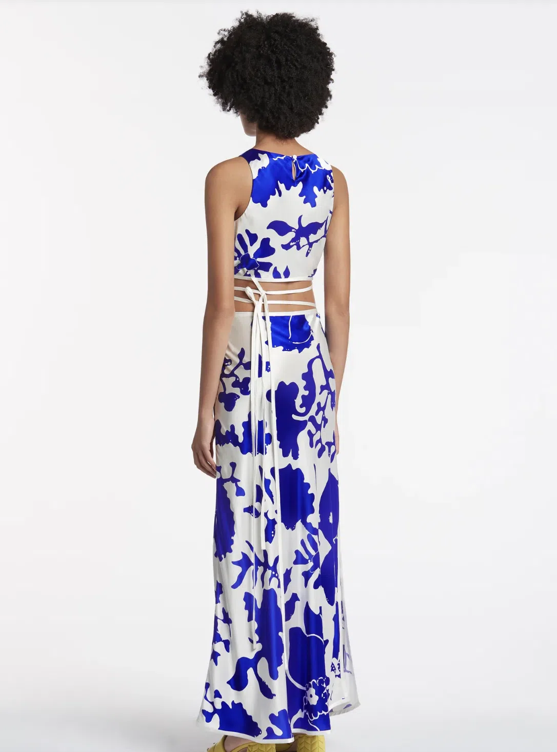 Sir the Label Esme Deconstructed Skirt And Top Set Merce Abstract Print Size 10 - Image 3