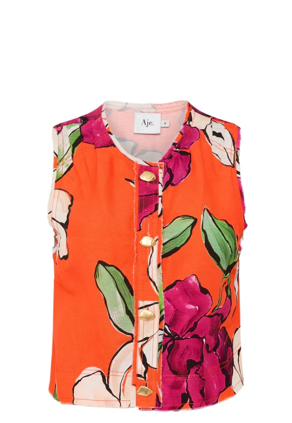 Aje Bessie Shell Top Floral Size 14 / XL - Image 5