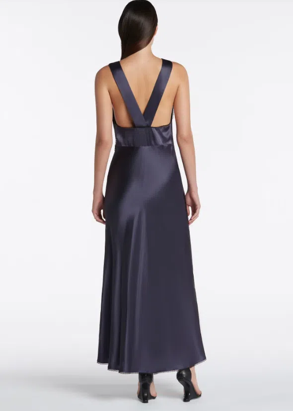 Sir the Label Aries Cut Out Gown in Navy Size 0P / AU 4 - Image 4