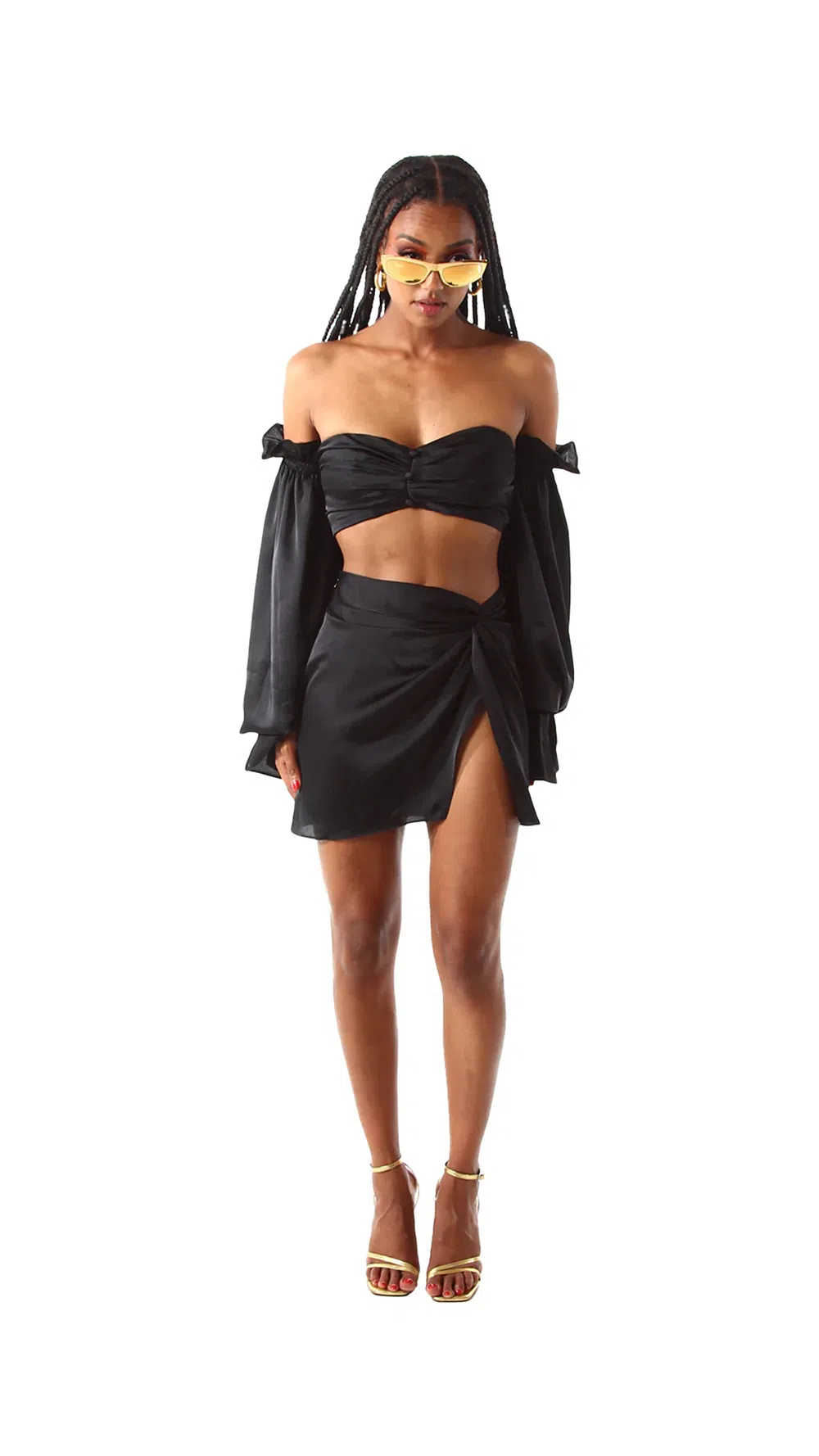 Khirzad Femme Gitamena Top Size S & Tulum Mini Skirt Size M / AU 8-10 - Image 4