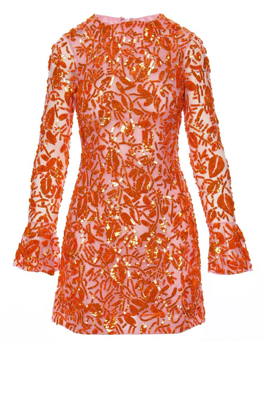 Rachel Gilbert Lupita Mini Dress Pink/Orange Size 3/Au 12 - Image 3
