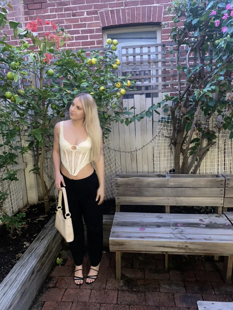 Dion Lee Crochet Corset Cream Size XS/Au 6 - Image 5