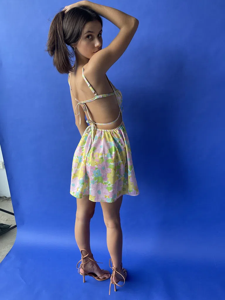 For Love & Lemons Emily Backless Dress Size XS/Au 6  - Image 4