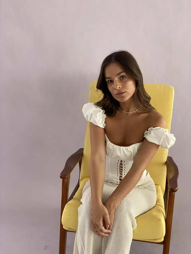 Misha Collection Aska Top White Size XS/Au 6  - Image 7