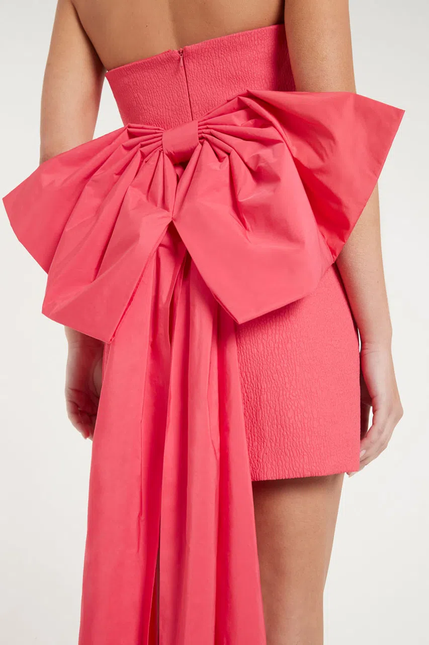  Rebecca Vallance Caitlin Mini Dress Coral Pink Size AU 12  - Image 2