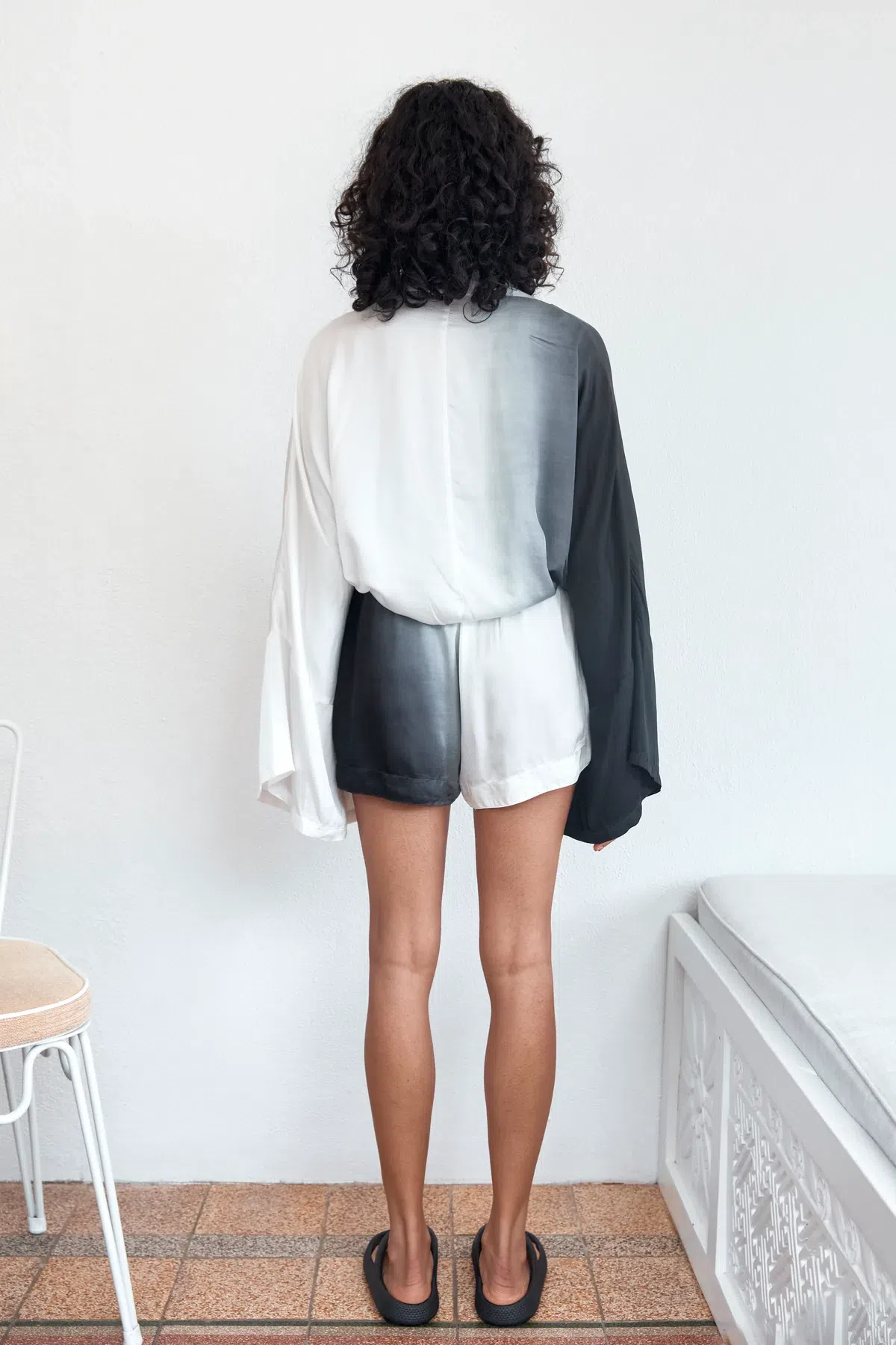 Pippa Coco Top and Baby Short Set Black Ombre Size S / Au 8 - Image 3