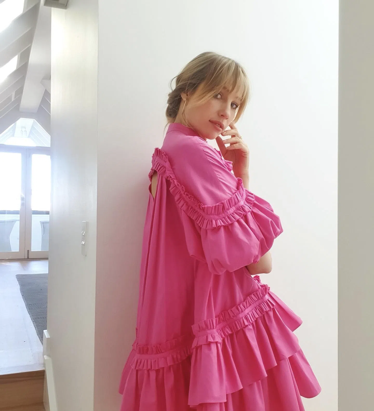 Aje Heritage Mini Dress Pink Size 8 / S - Image 2