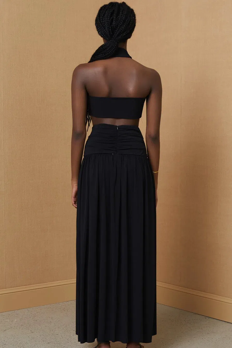 Bec & Bridge Minx Bandeau Top and Maxi Skirt Set Black Size AU 8 - Image 3