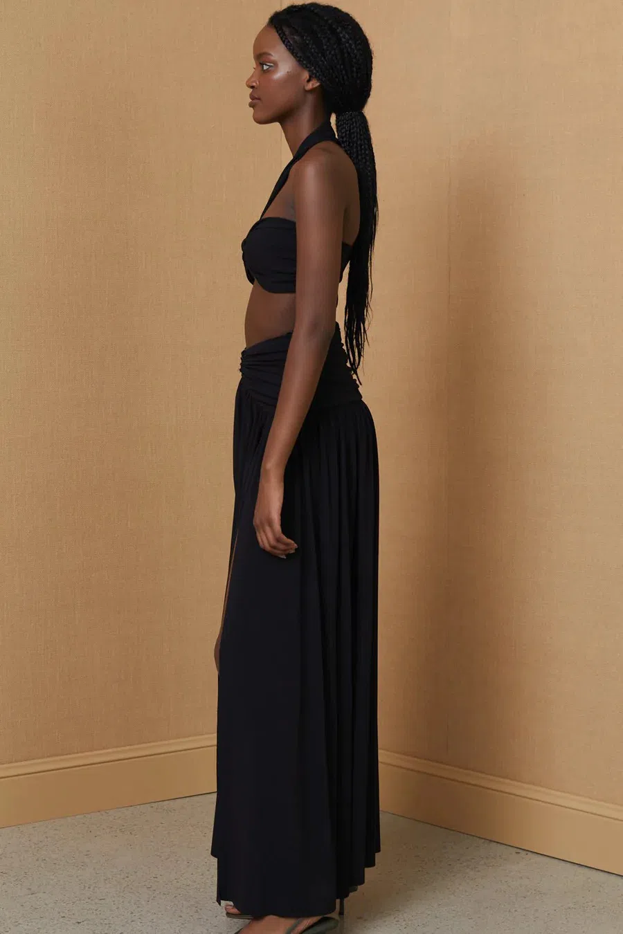 Bec & Bridge Minx Bandeau Top and Maxi Skirt Set Black Size AU 8 - Image 2