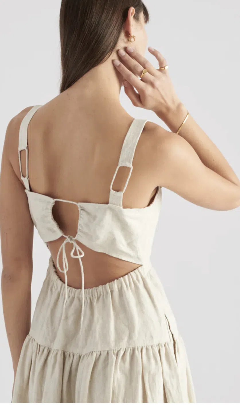 Elka Collective Farnsworth Dress Natural Size 10 / M - Image 5