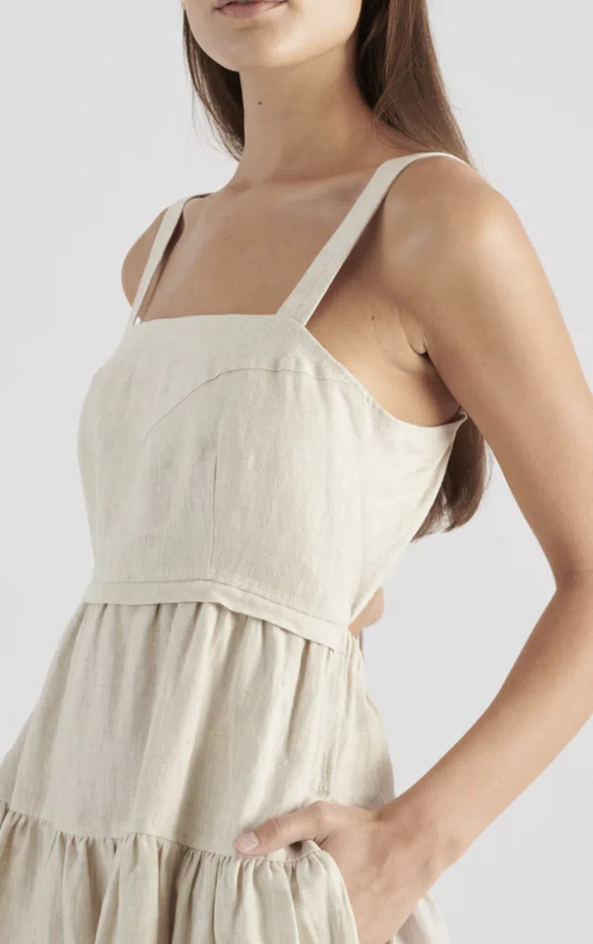 Elka Collective Farnsworth Dress Natural Size 10 / M - Image 2