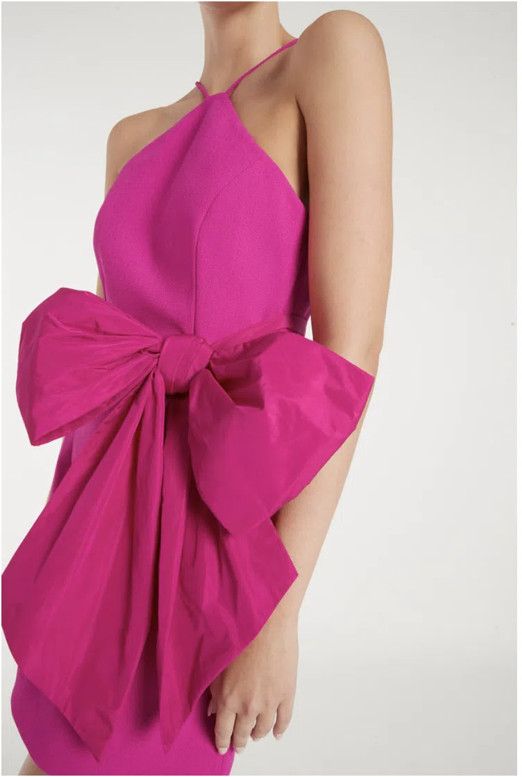 Rebecca Vallance Cupid's Bow Mini Dress Pink  Size 8 - Image 3