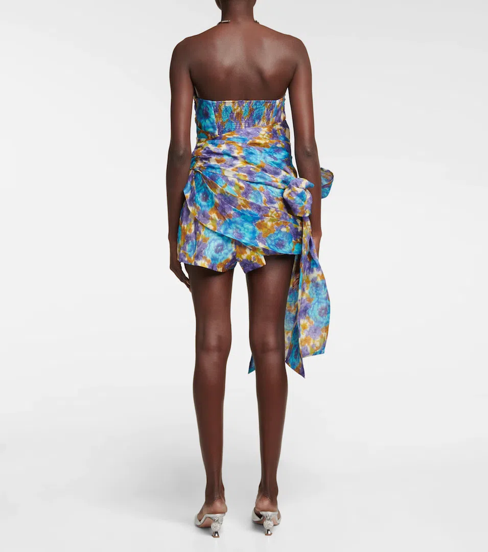 Zimmermann High Tide Wrap Playsuit Floral Size 0 / Au 8 - Image 2