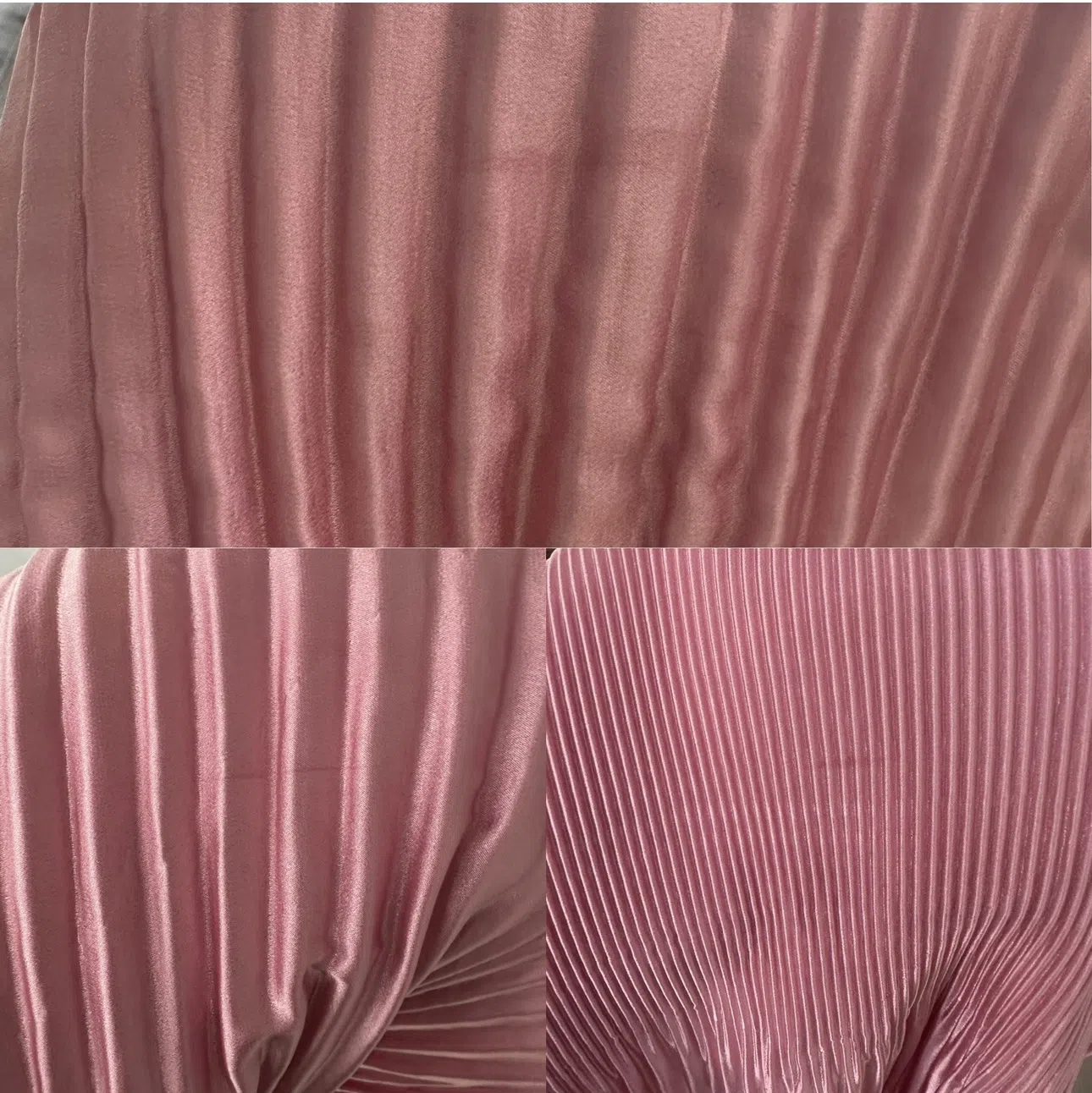 L'Idee Soiree Pleated One Shoulder Dress in Pink Size 8 - Image 4