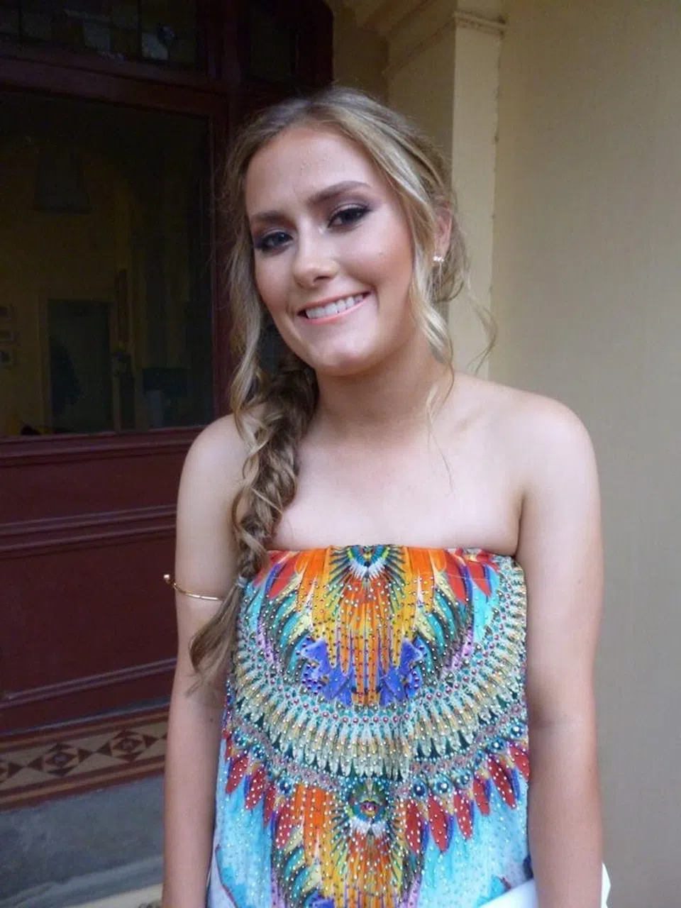 Camilla Drawstring Maxi Crossing Paths Print Size 8  - Image 2